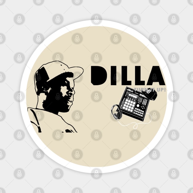 J Dilla's Distinctive Sound #2 Magnet by Olenyambutgawe